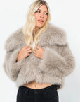 Damson Faux Fur Jacket