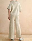 Silas Half Zip Short Sleeve Sweater
