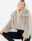 Damson Faux Fur Jacket