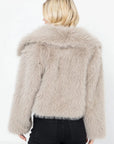 Damson Faux Fur Jacket