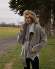 Khloe Belted Fleece Jacket