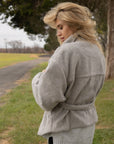Khloe Belted Fleece Jacket