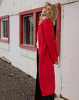 Merino Maxi Cardigan