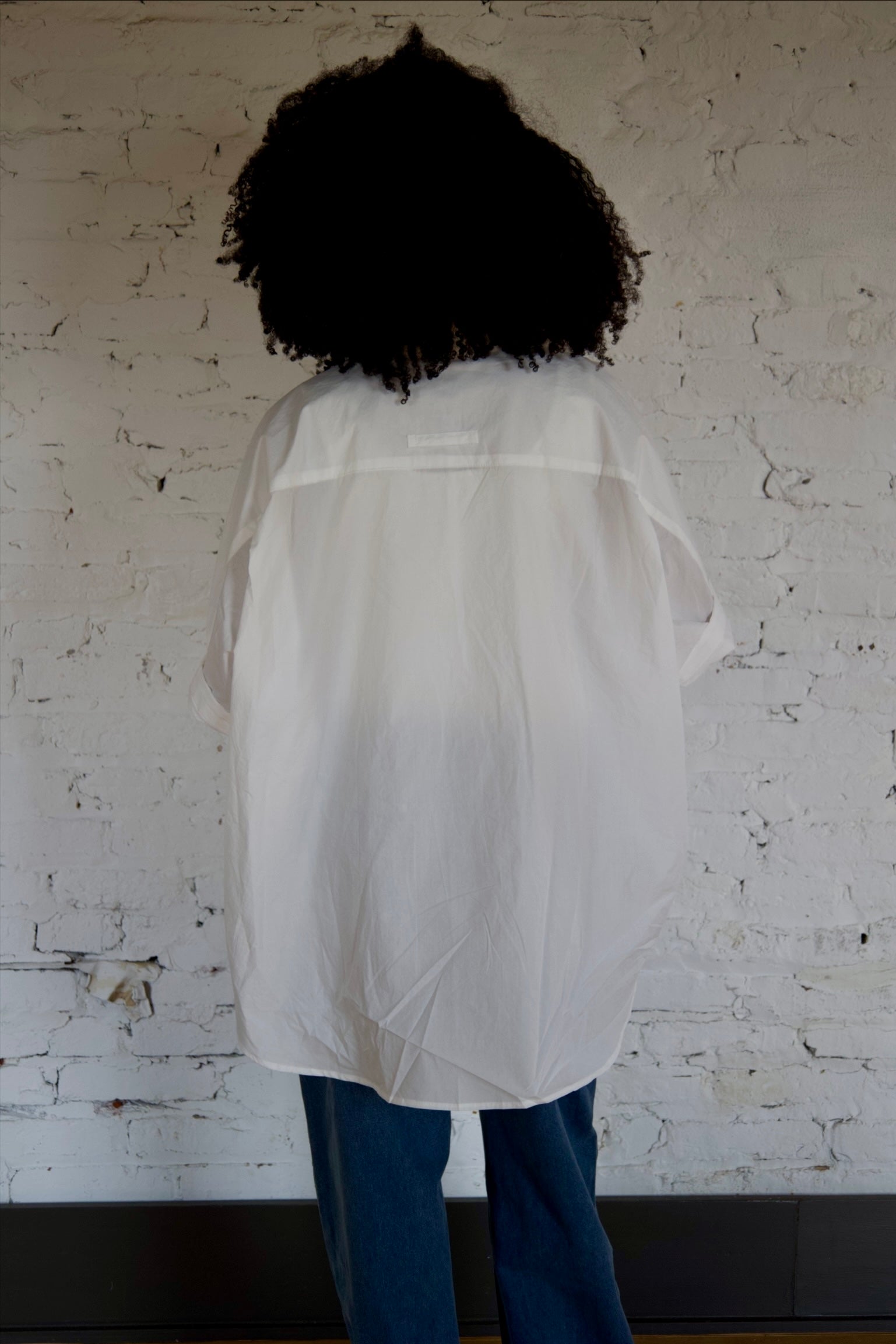 ニコ‼️HARPER OVERSIZED SHIRT INES OVERSIZED SHIRT IN OXFORD COTTON - ALUMO SWISS COTTON – Chava