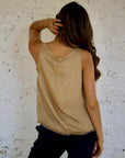 Milano Fringe Hem Silk Tank