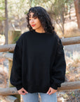 Zia Oversized Terry Crewneck
