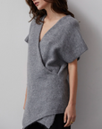 Genevieve Cross Over Sweater
