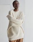 Isabel Wool Blend Mock Neck Sweater