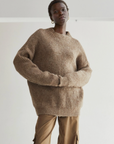 Isabel Wool Blend Mock Neck Sweater