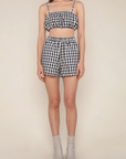Janelle Gingham Short