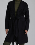 Alpine Fringe Wrap Coat