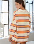 Bailey Striped Polo Sweater