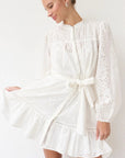 Juniper Ruffle Pintuck Dress