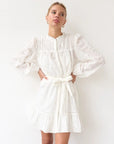 Juniper Ruffle Pintuck Dress