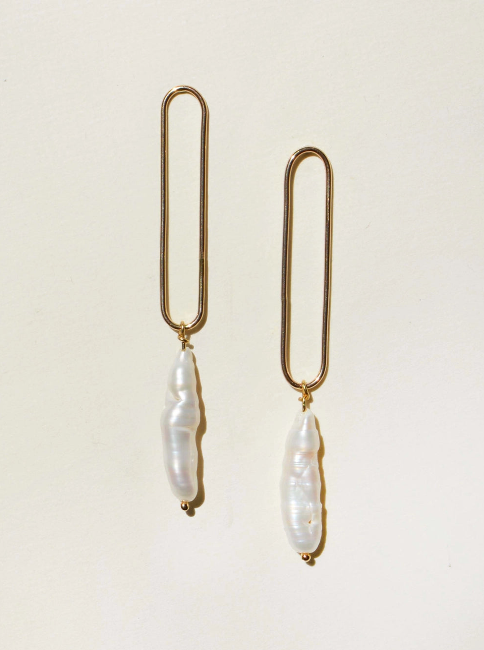Pillar Pearl Earrings
