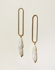 Pillar Pearl Earrings