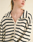 Lena Striped Cardigan