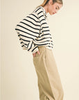 Lena Striped Cardigan