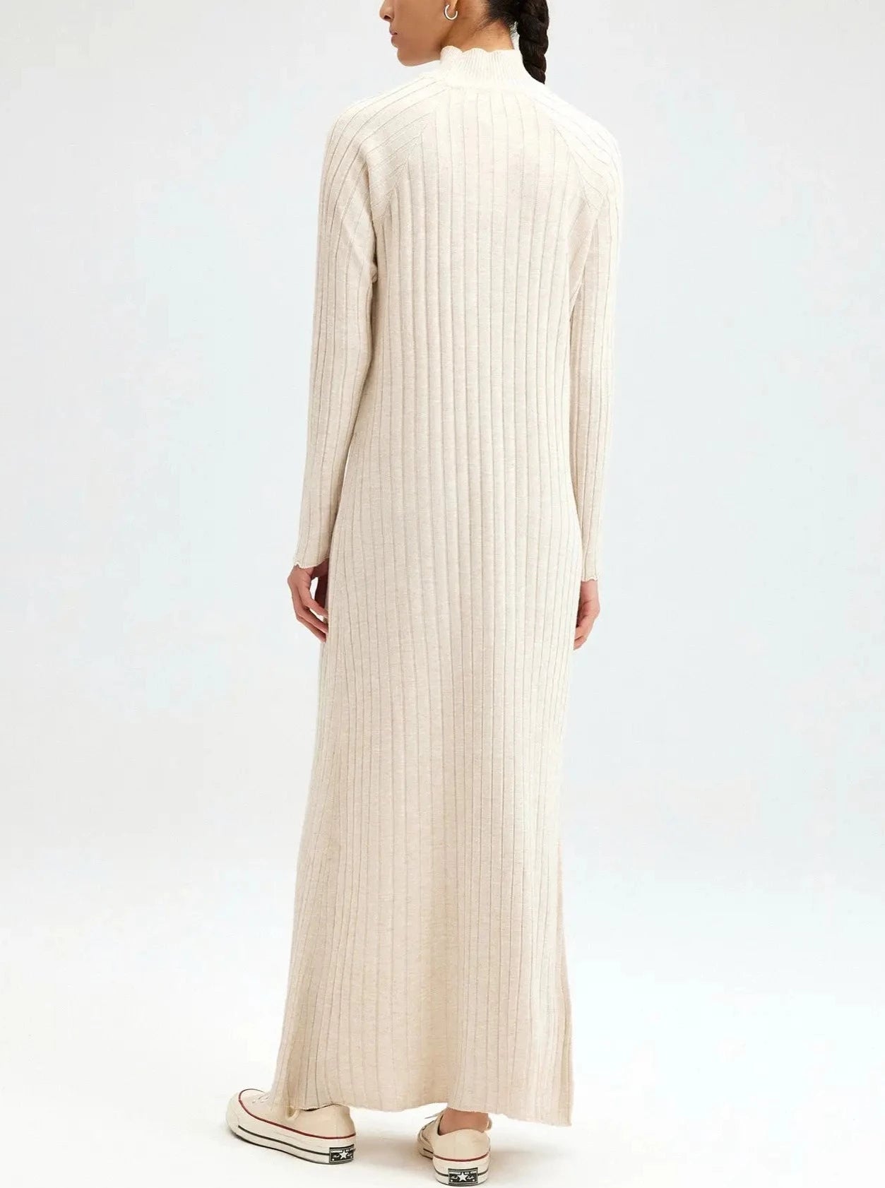 Gemma Ribbed Knit Maxi Dressd