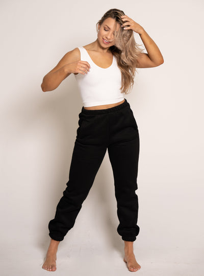 90's High Waist Plush Jogger