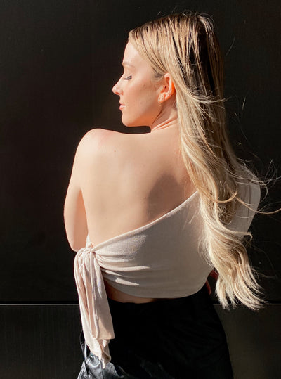 Champagne Problems One Shoulder Top